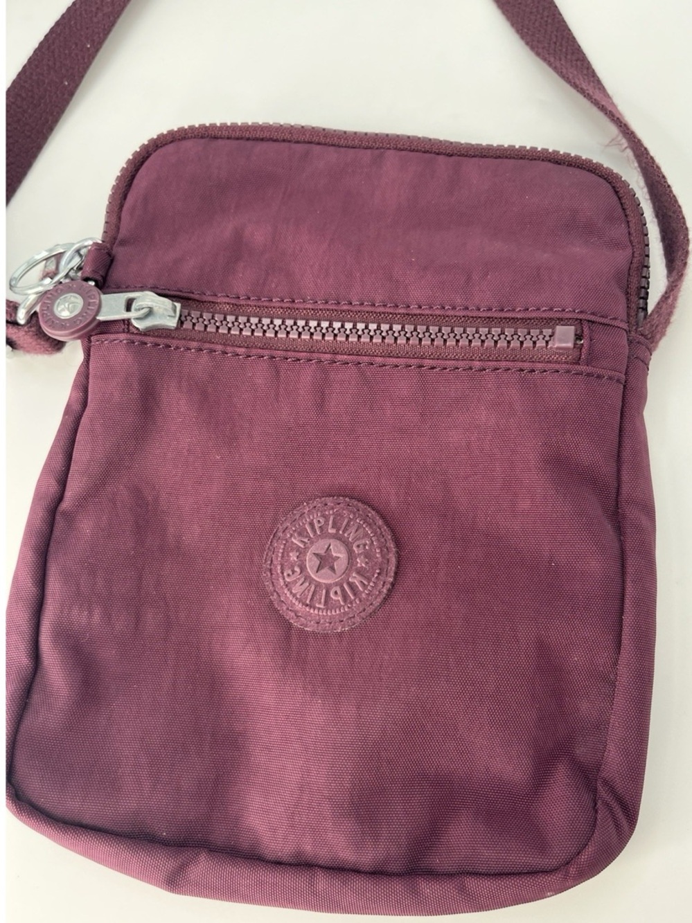 Kipling Plum Mini Crossbody Bag